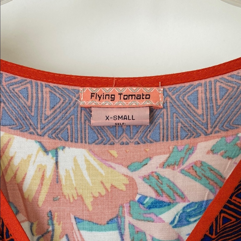 Colorful Floral Kimono Robe - Picture 4 of 5